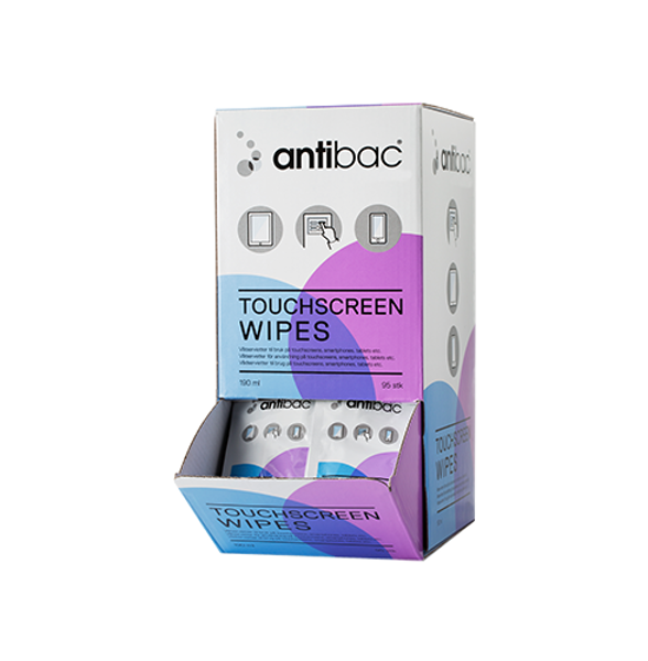Bilde av Antibac Touchscreen Wipes - enk. pk esk a 95 stk.