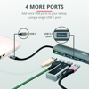 Bilde av USB-C 4-PORT USB3.2 HUB Trust Halyx