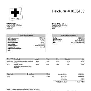 Bilde for kategori Fakturakopi og Regnskap